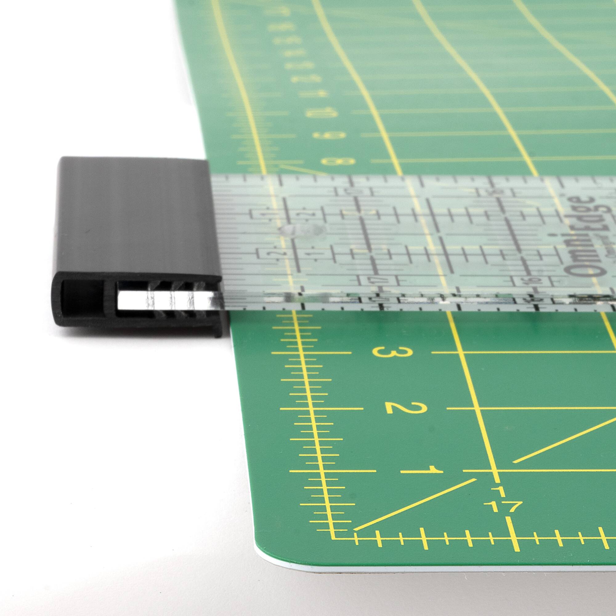 OmniEdge Rectangle Quilting Ruler With Removable Lip, 4" x 36"